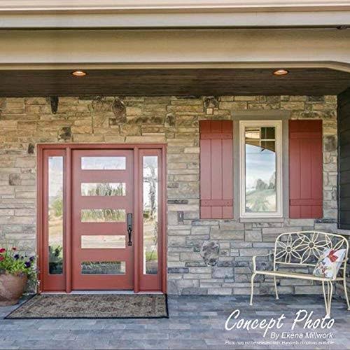 White Composite Board-n-Batten Shutters (Per Pair) R9760