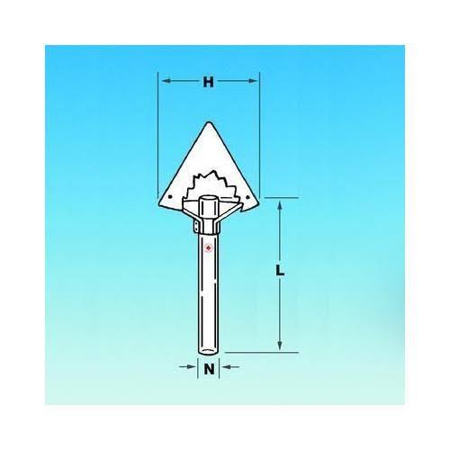 Modified Air Sampling Cane with Side Sample Port O90850