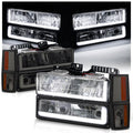 Switchback LED Tube Headlight Assembly with LED Bulbs G7445