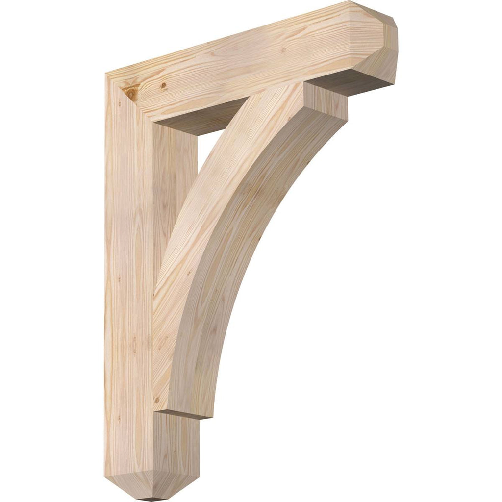 Douglas Fir Thorton Craftsman Smooth Bracket T5395
