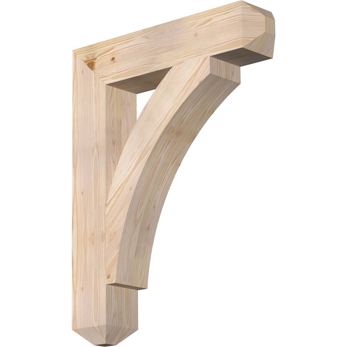 Douglas Fir Thorton Craftsman Smooth Bracket T5395