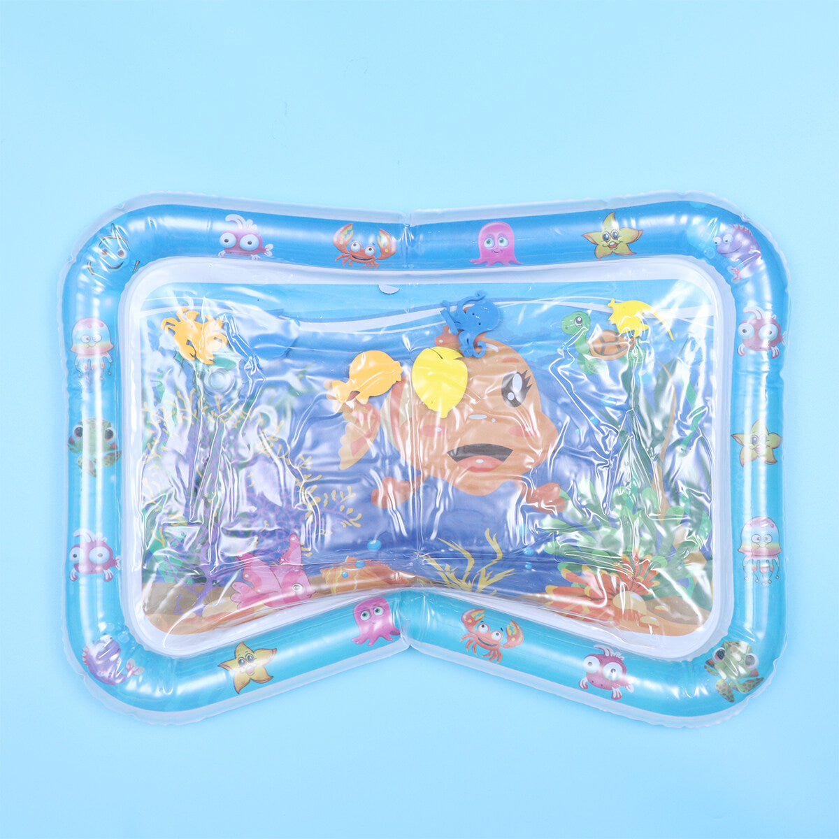 Blue Inflatable Crawling Cushion Water Play Mat V495321
