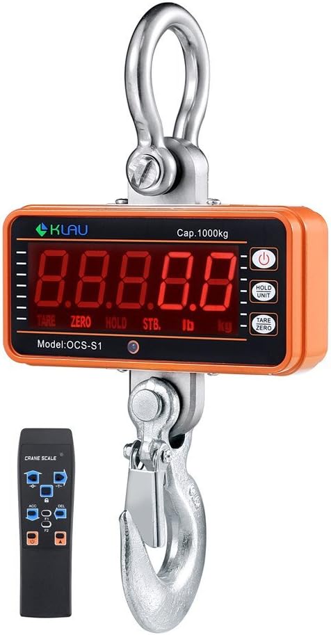 Silver LCD Display Hanging Scale Q693463
