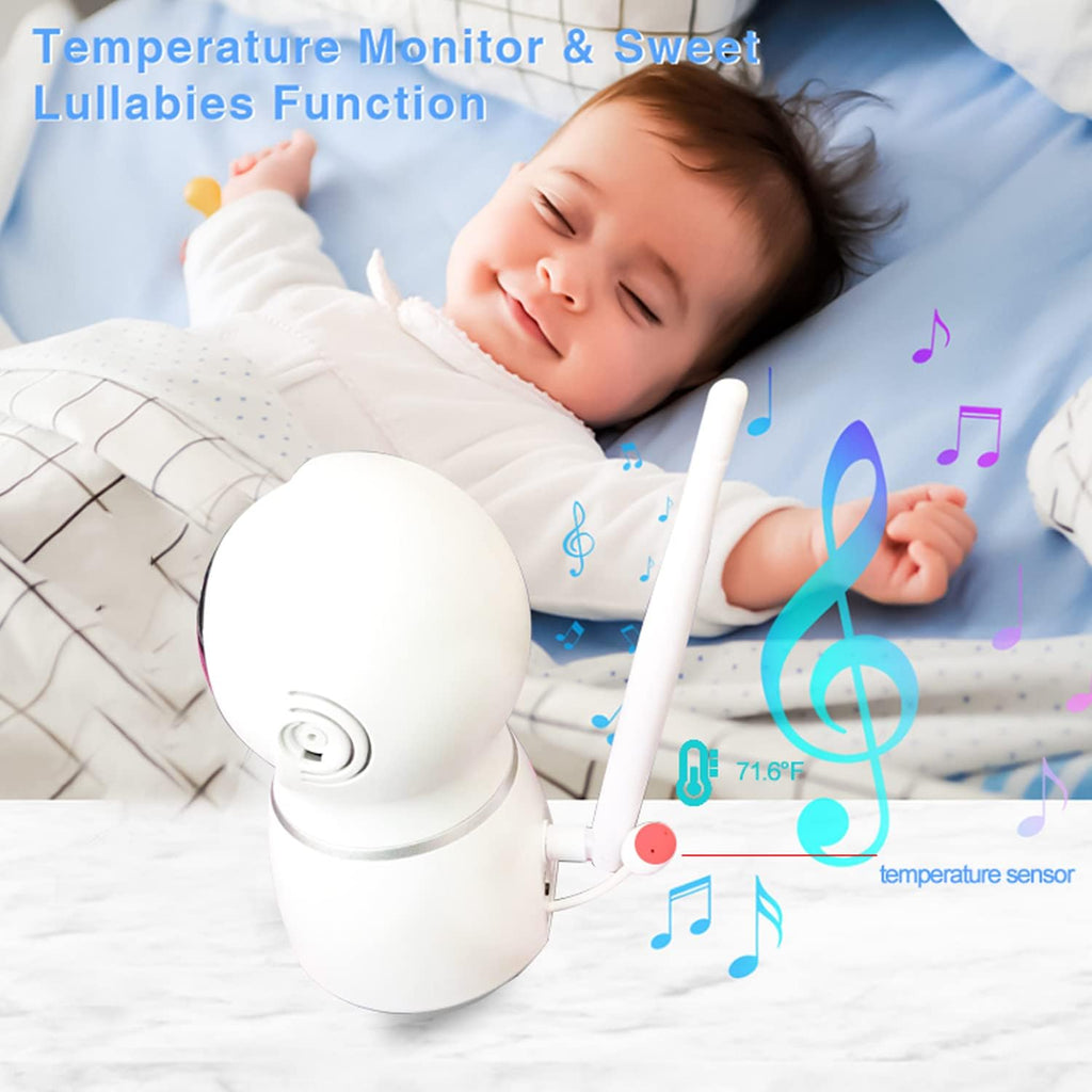5 Inch LCD Video Baby Monitor with Camera and Audio U635772