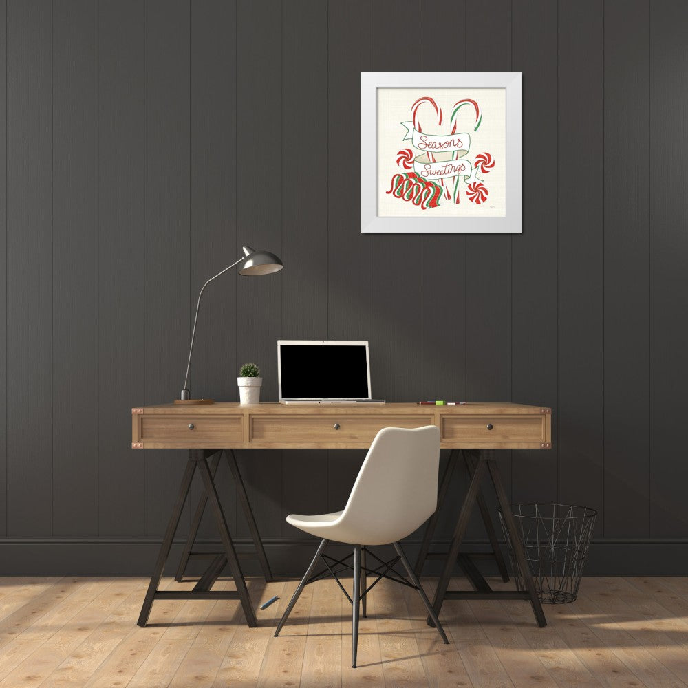 15x15 White Modern Wood Framed Museum Art Print Q19827