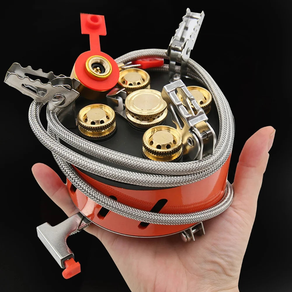 15800W Windproof Camping Stove with Storage Bag H51226