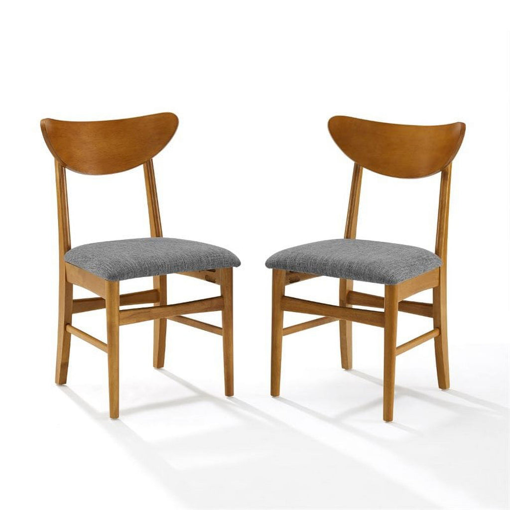 Mid-Century Wood Dining Chairs (Set of 2) K692