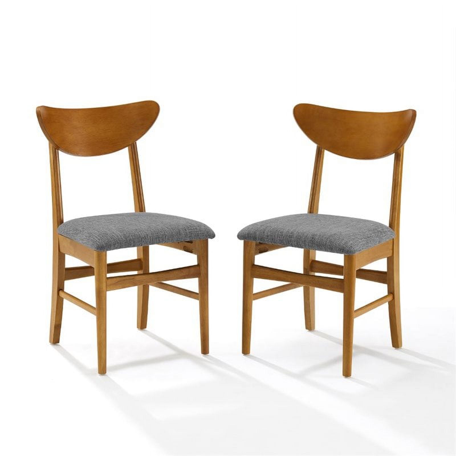 Mid-Century Wood Dining Chairs (Set of 2) K692