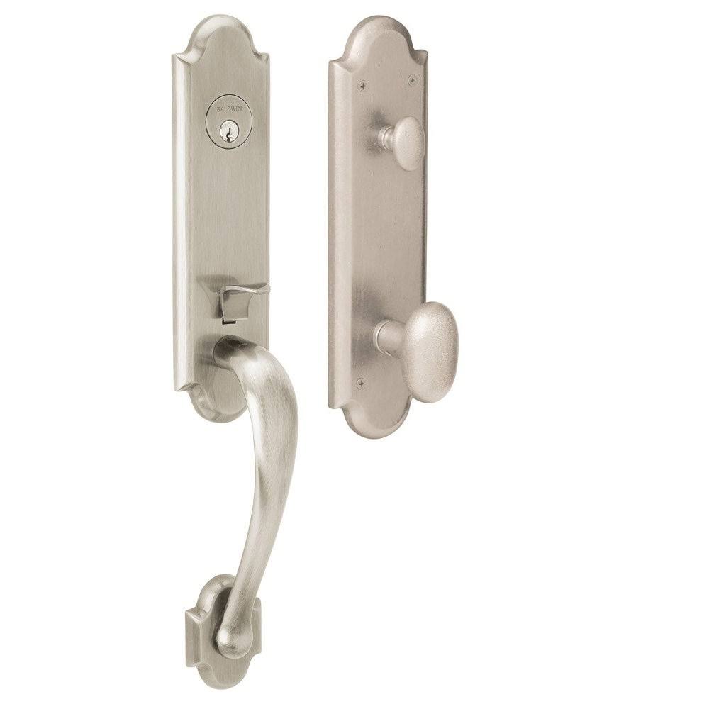 Satin Nickel Single Cylinder Handleset J232