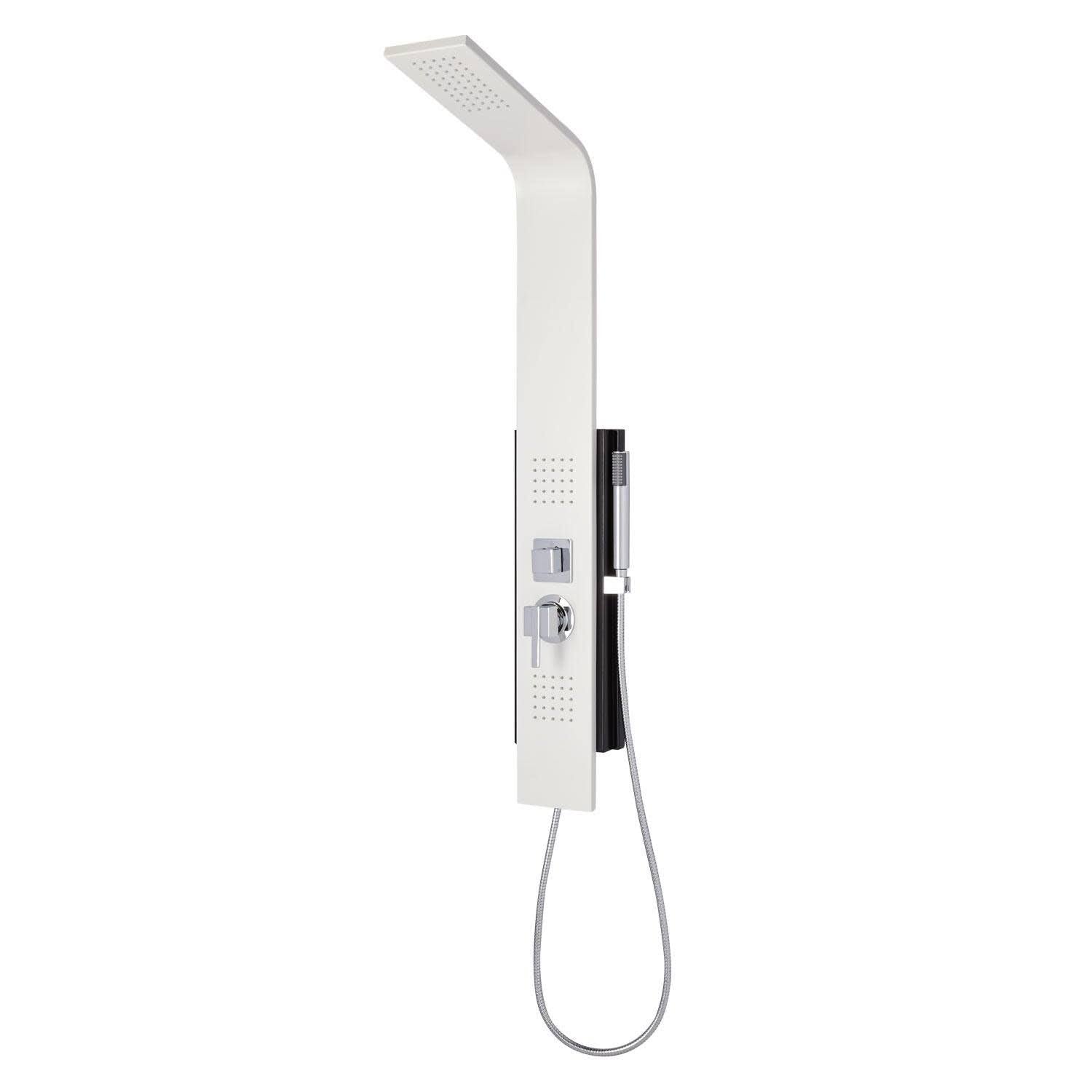 White Powder Coat Outdoor Shower Panel Z707