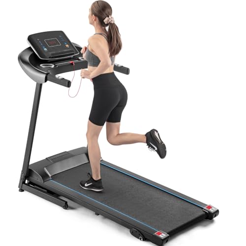 Folding Treadmill with Incline, 330 LBS Weight, 3.5HP Electric T10719