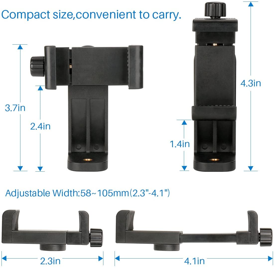 Universal Phone Tripod Mount Adapter with Wireless Shutter Remote X517