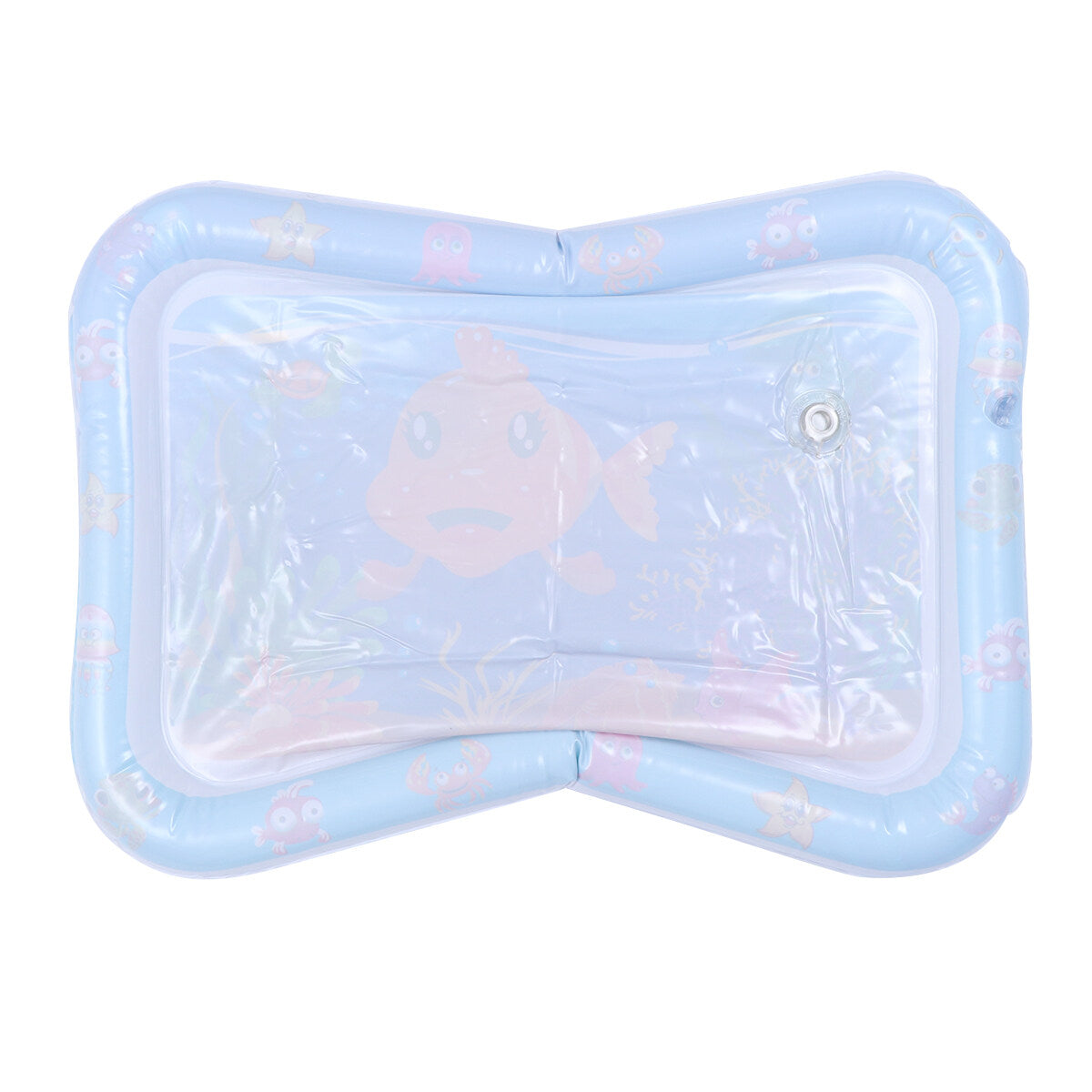 Blue Inflatable Crawling Cushion Water Play Mat V495321