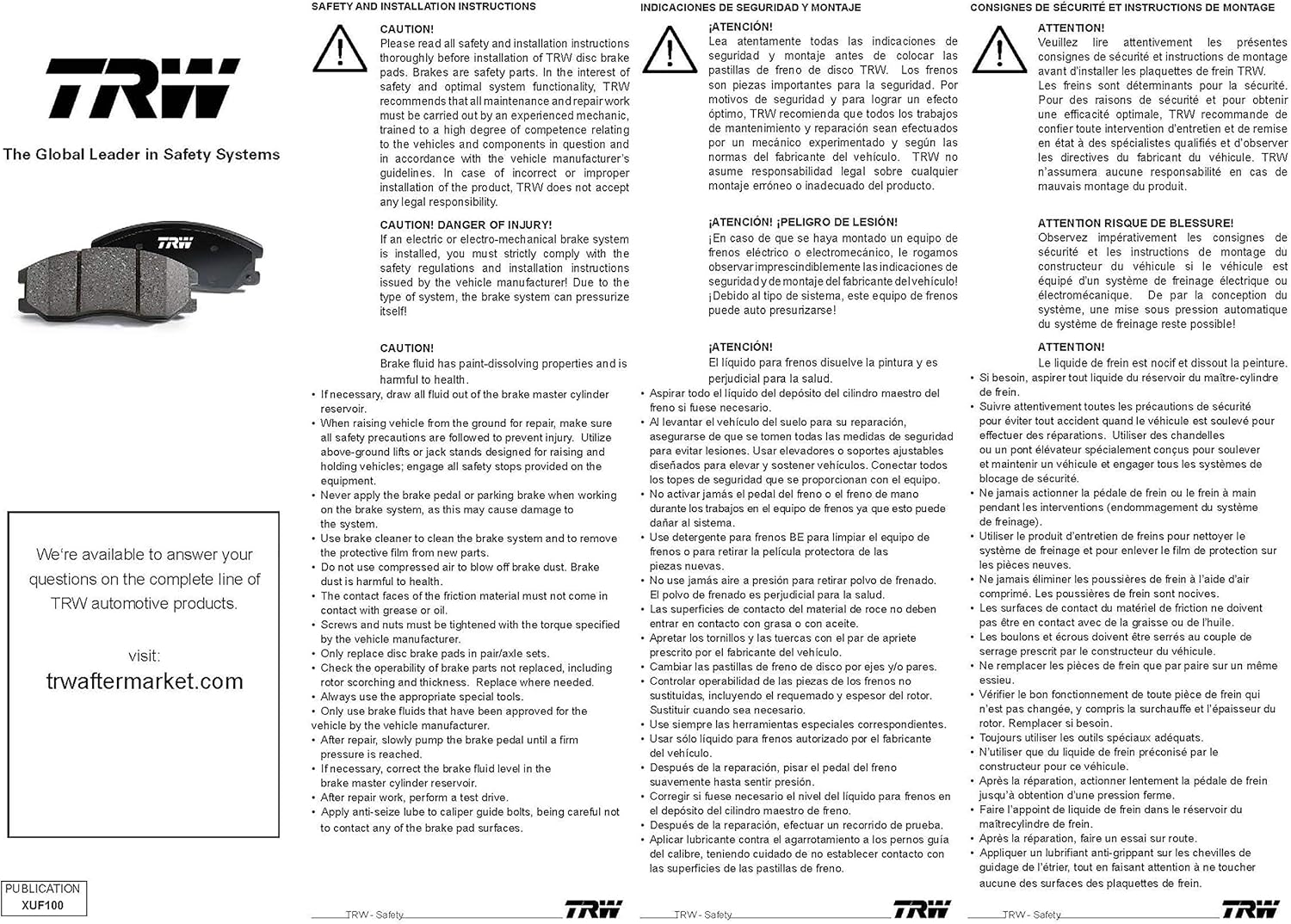 Disc Brake Pad Set Rear, Pack of 2 G4549