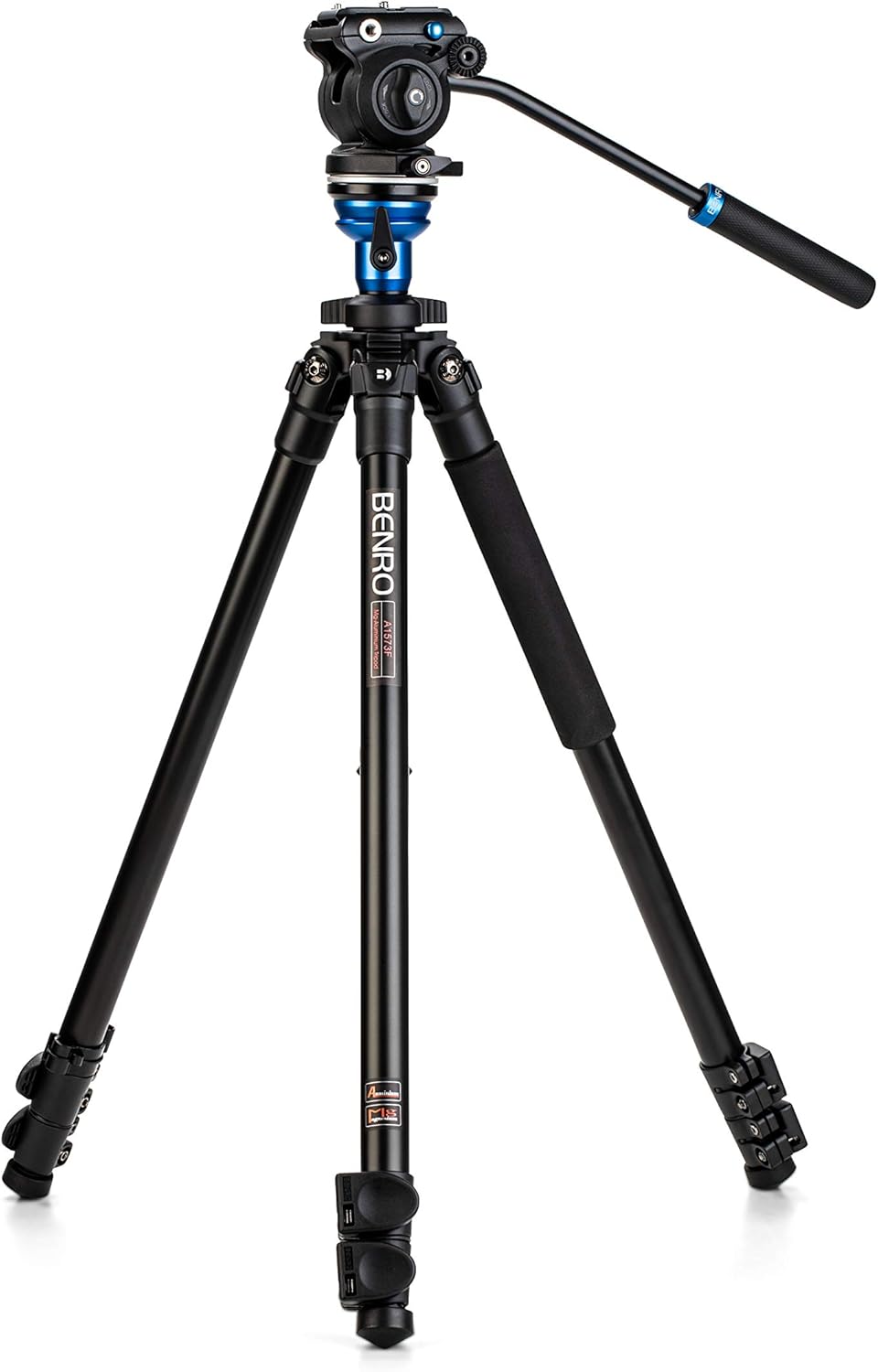 Aluminum Video Tripod with Fluid Video Head and Carrying Case G7035