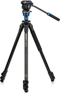 Aluminum Video Tripod with Fluid Video Head and Carrying Case G7035