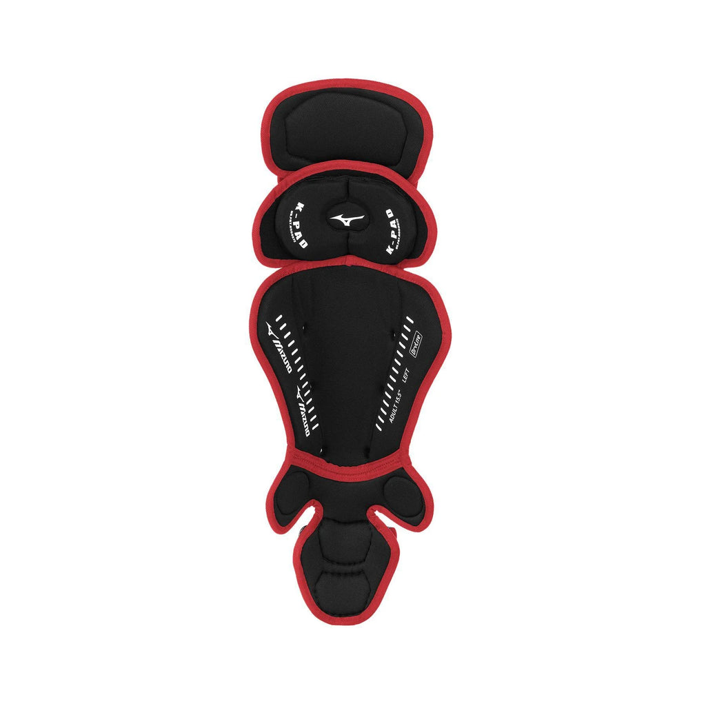 Black/Cardinal Youth Baseball Shin Guards P553370