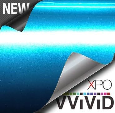 Aqua Blue Vinyl Wrap Roll (.5ft x 5ft) Pack of 2 L40052