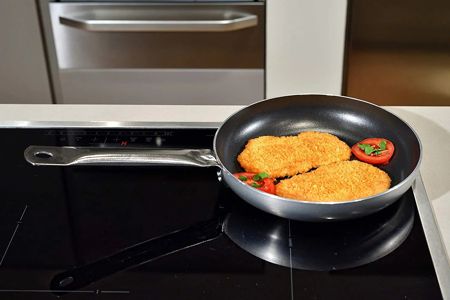 9.5inch Non Stick Induction Deep Skillet P3396