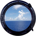 Black Ship Porthole Window 15 Nautical Home Decoration L1190