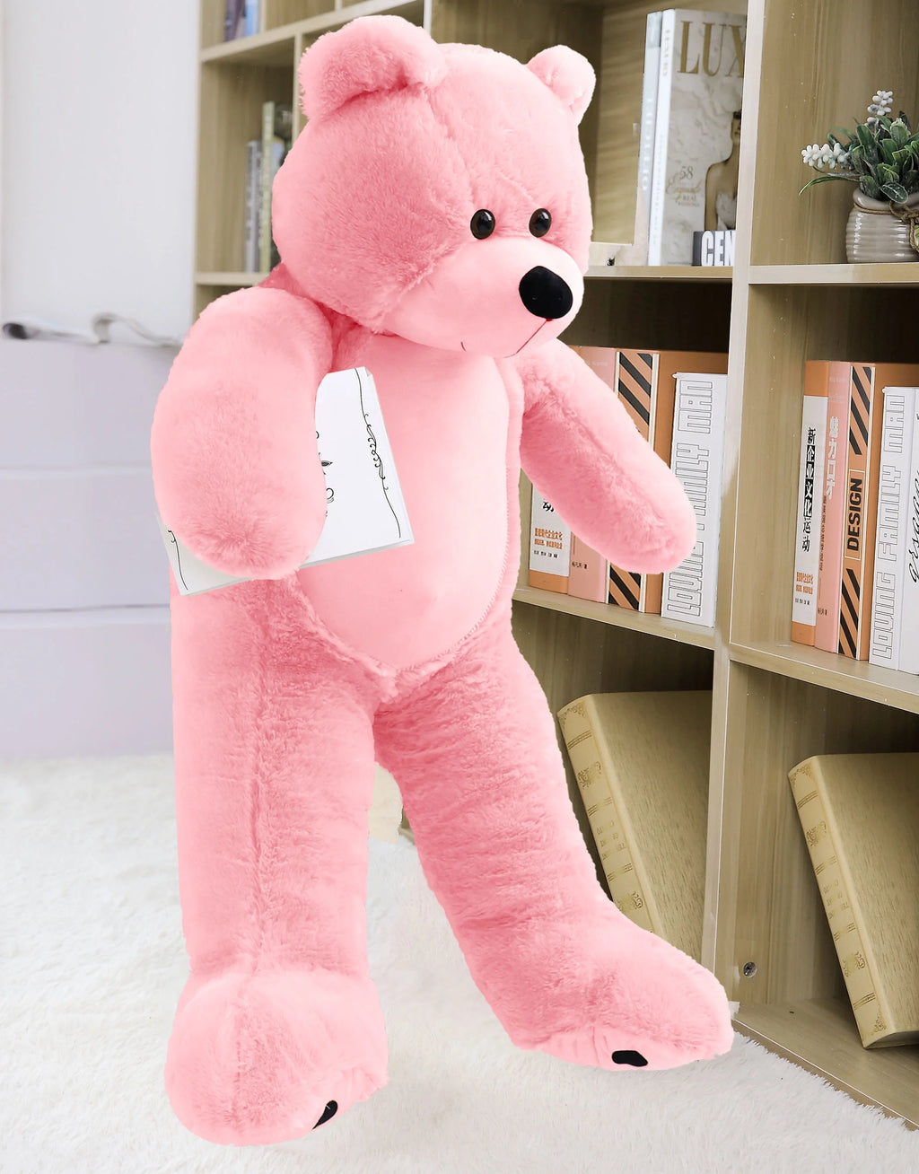 Pink 36 Inches Giant Teddy Bear Plush Toy V45789