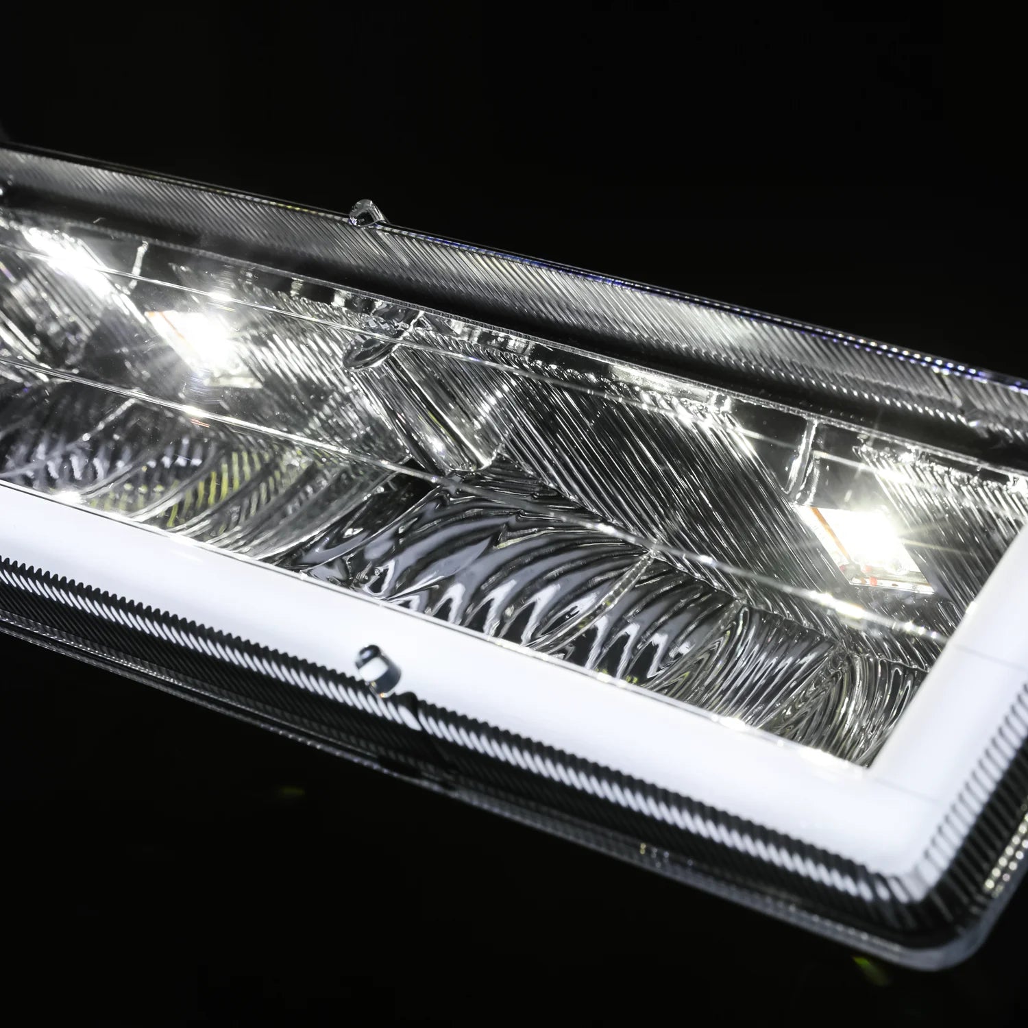 Switchback LED Tube Headlight Assembly with LED Bulbs G7445
