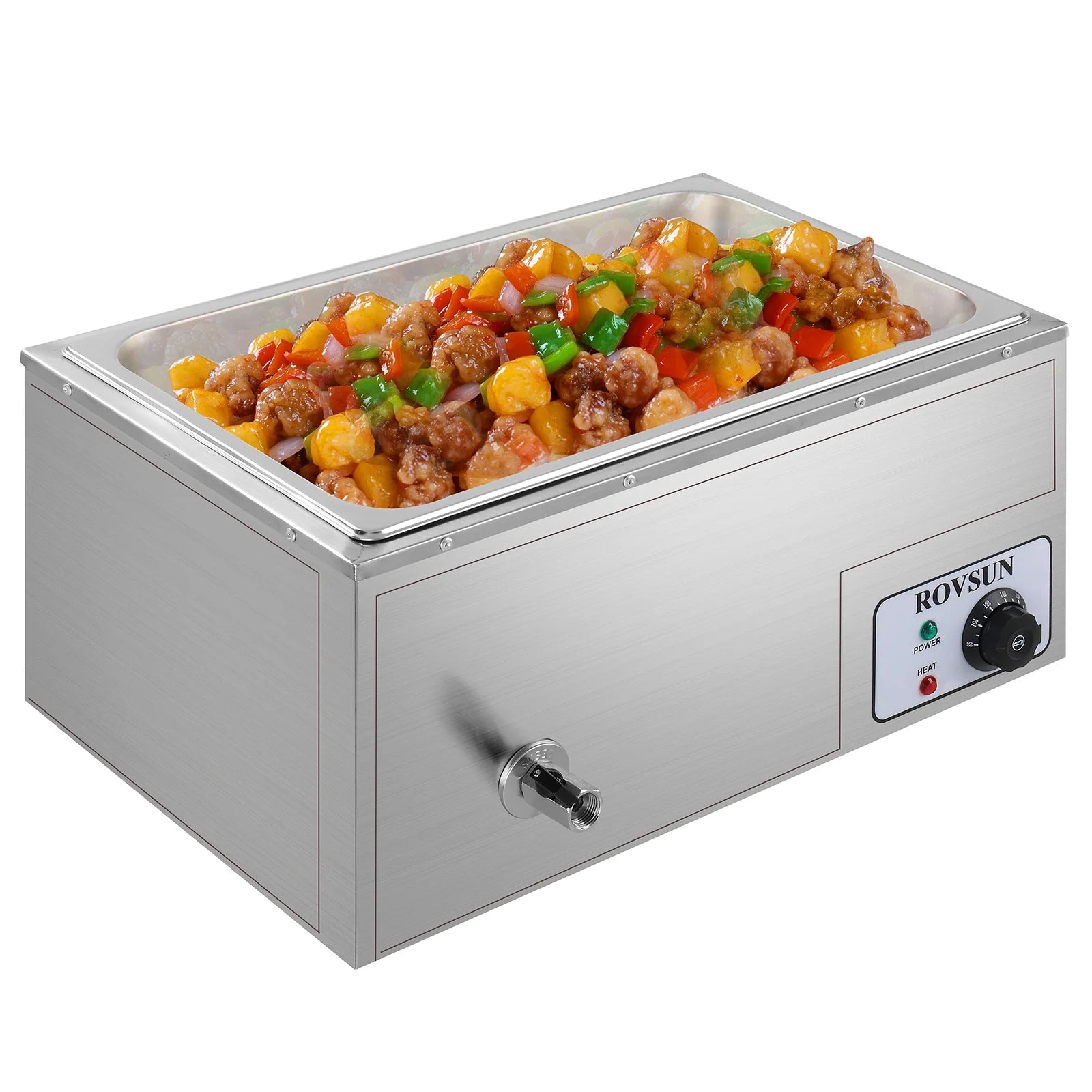 21QT Stainless Steel Commercial Food Warmer O764223