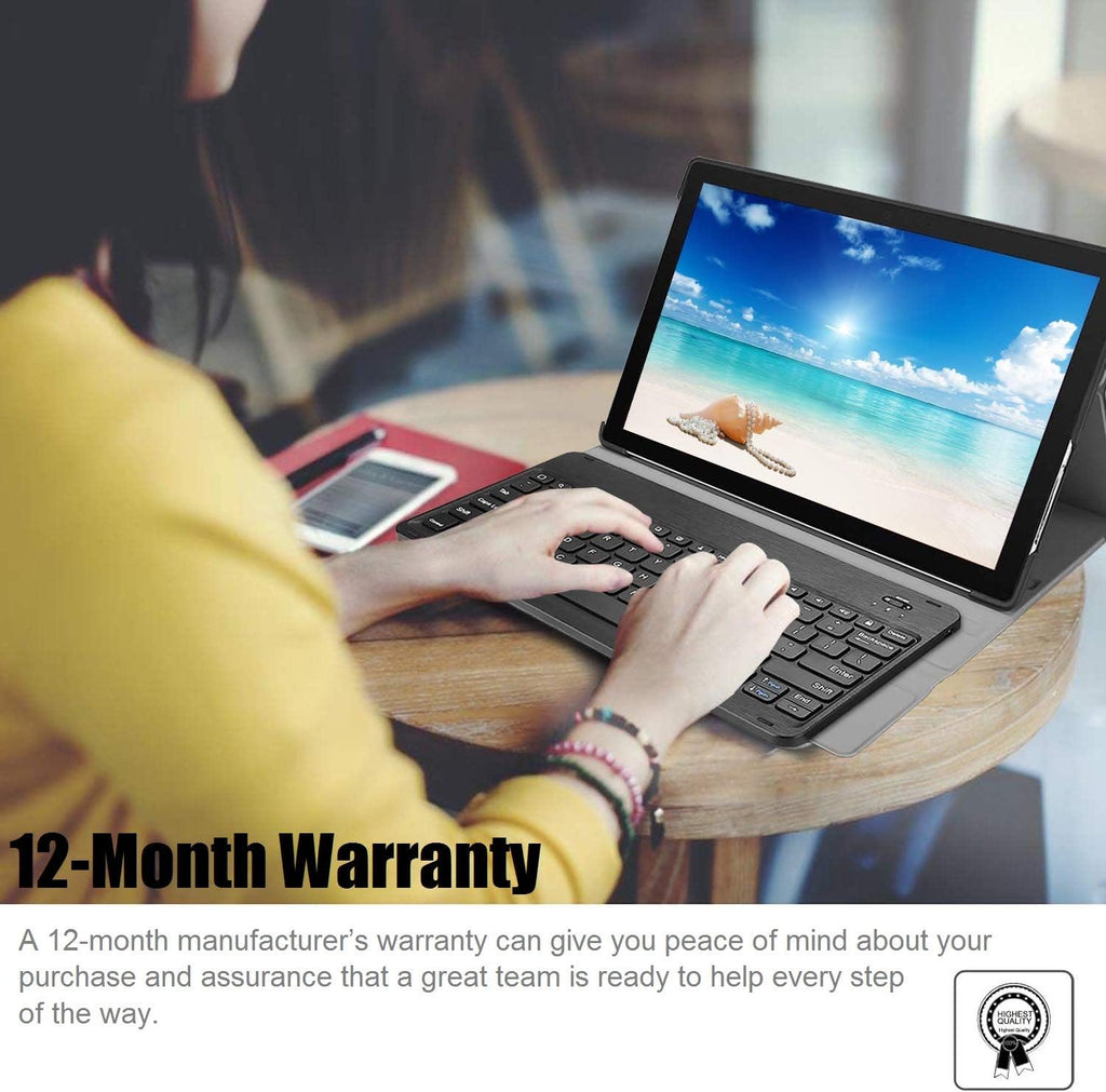 Backlit Keyboard Case with Detachable Wireless Keyboard for 12.3 Inch Tablet P382159