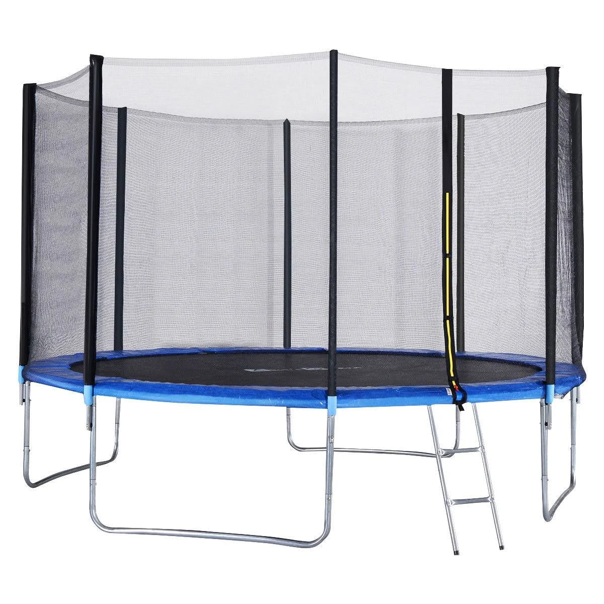 12& Trampoline with Enclosure Net Spring Pad & Ladder O334315