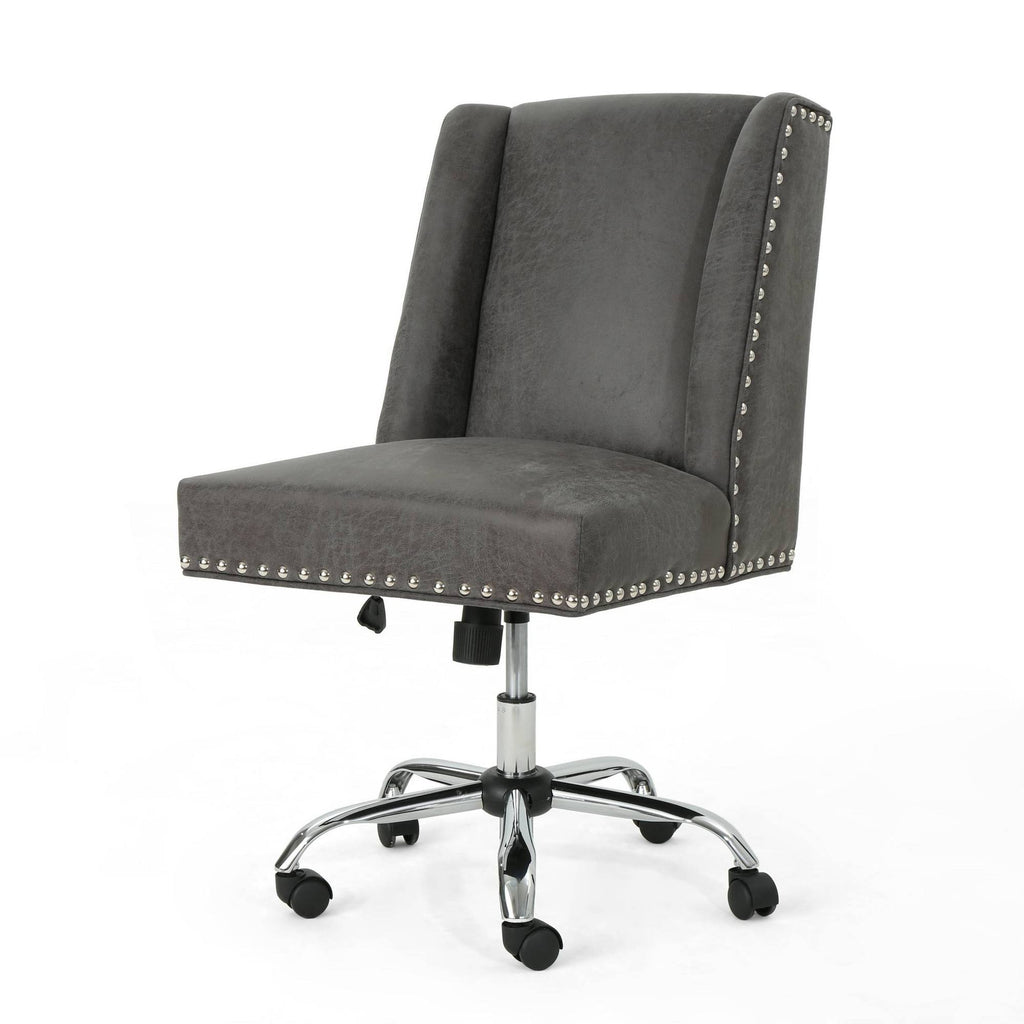 Slate Microfiber Desk Chair M2730