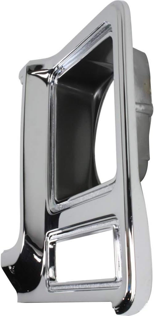 Chrome & Painted Dark Argent Round Headlight Door Pair for Chevy C10 C20 C30 1979 1980 W128889