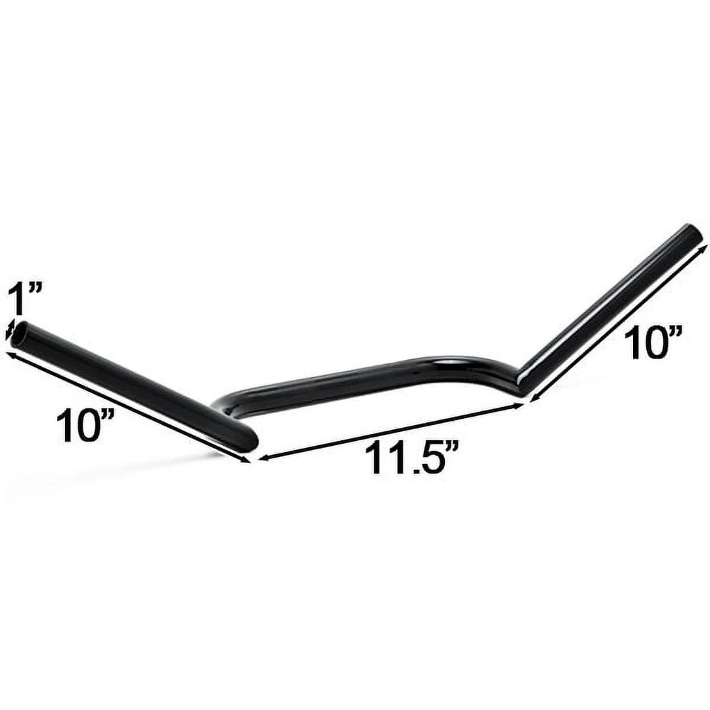 Black Cafe Racer Clubman Motorcycle Handlebar G504300