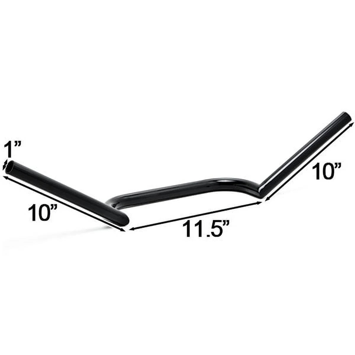 Black Cafe Racer Clubman Motorcycle Handlebar G504300