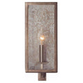 Rustic Silver Leaf 1 Light Wall Bracket R389