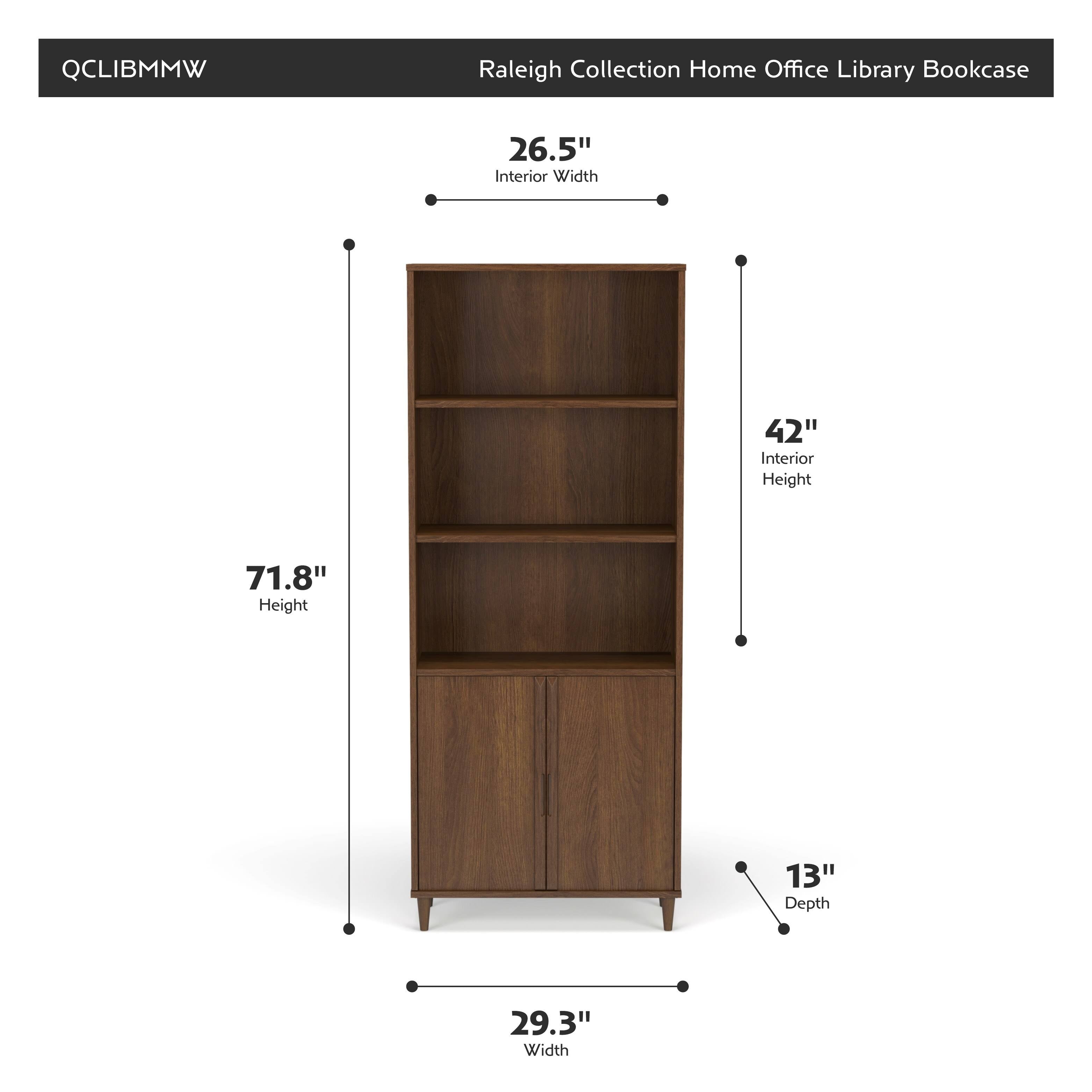 Vintage Walnut Bookcase Y6273