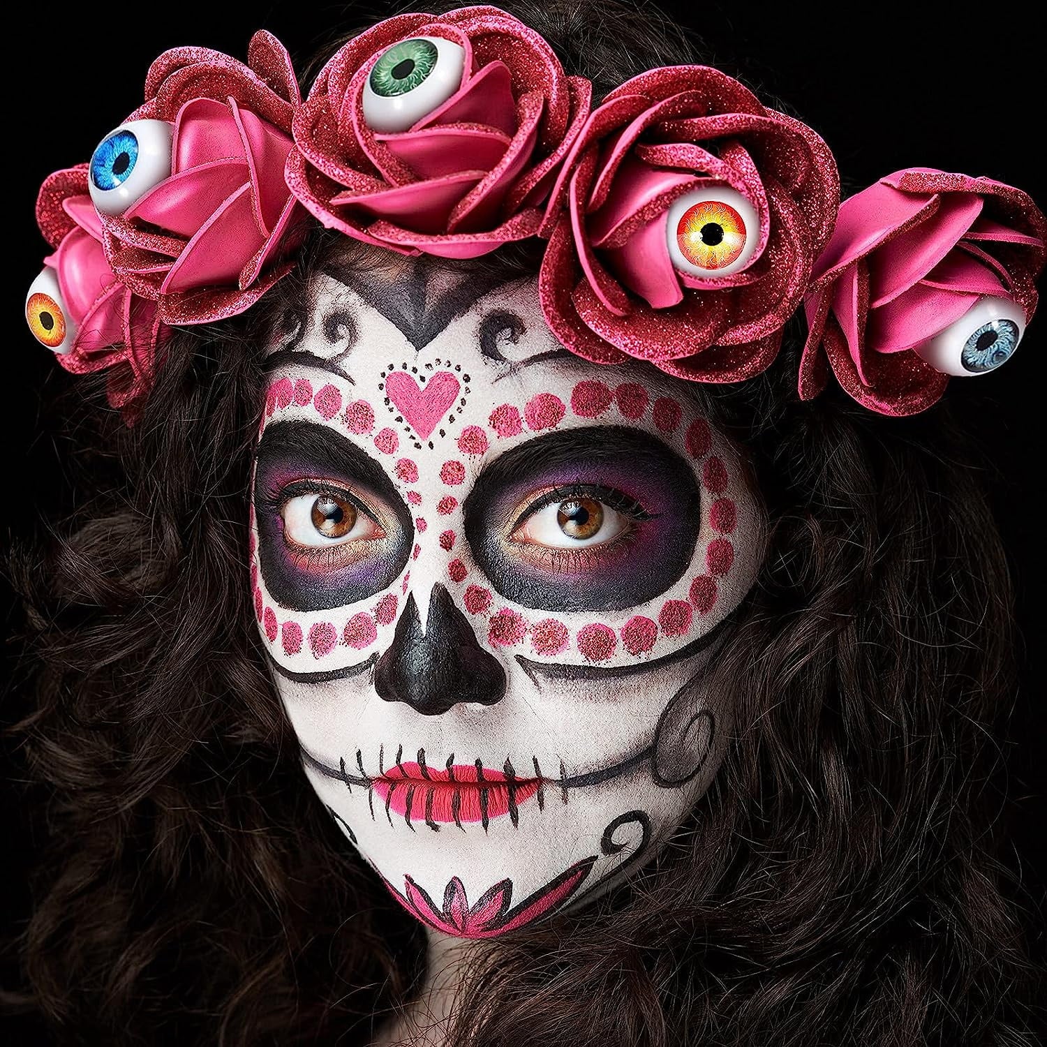 60Pcs Halloween Eyeballs Party Props F69003