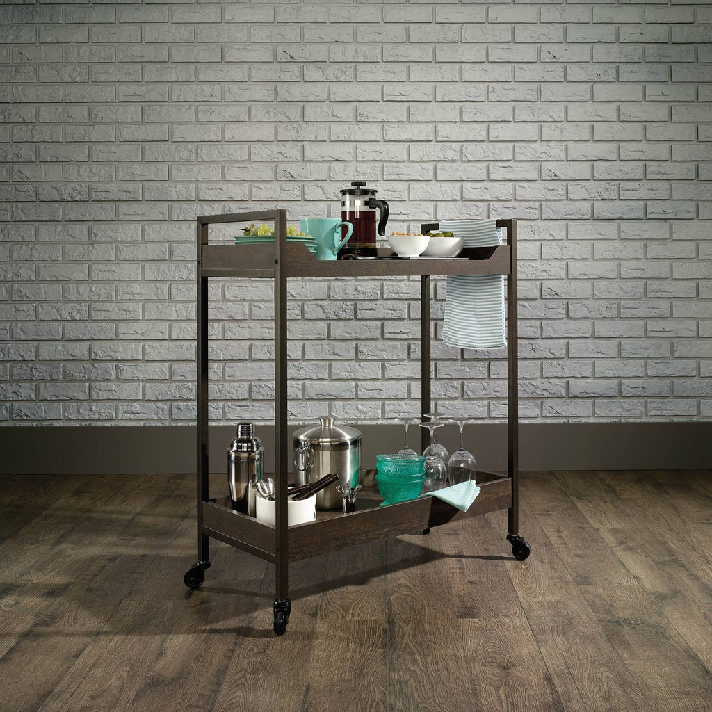 Smoked Oak Cart V641297