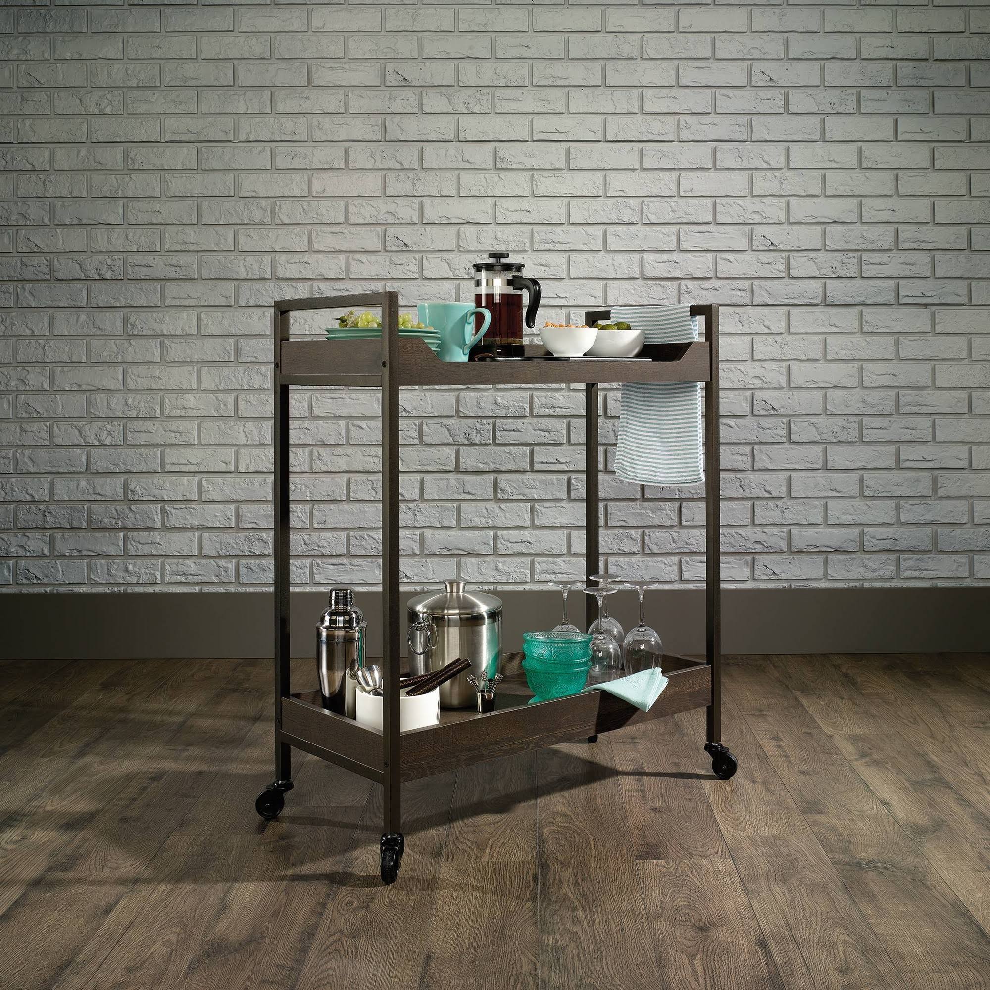 Smoked Oak Cart V641297