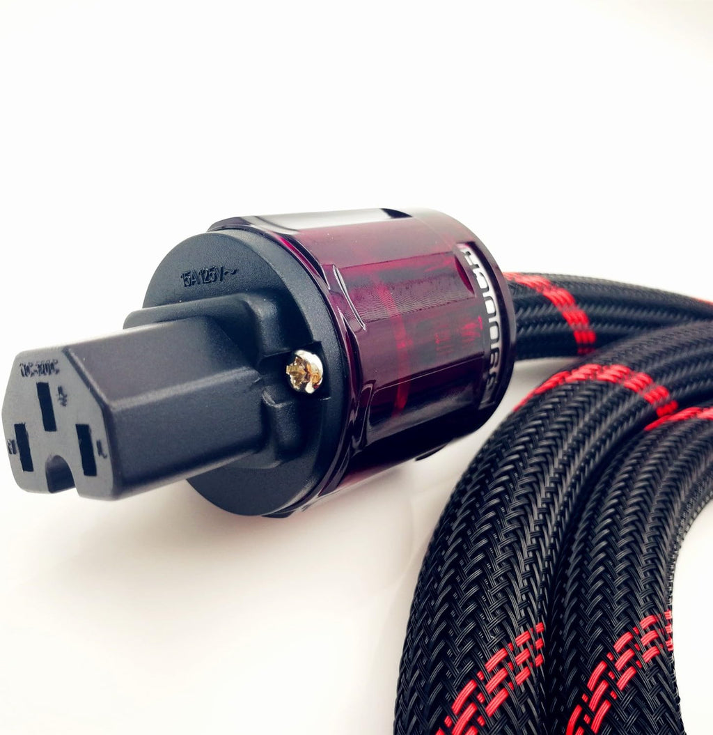 10 AWG HiFi Audio AC Power Cable Power Cord US Plug 6.6FT Pack of 2 L374170