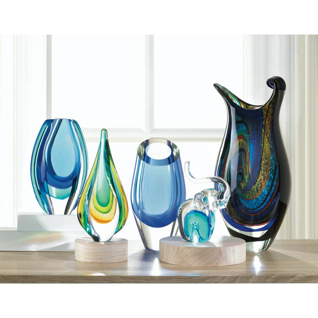 Multicolored Galaxy Art Glass Vase T483614