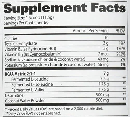 Orange Burst BCAAs - 60 Servings J70162