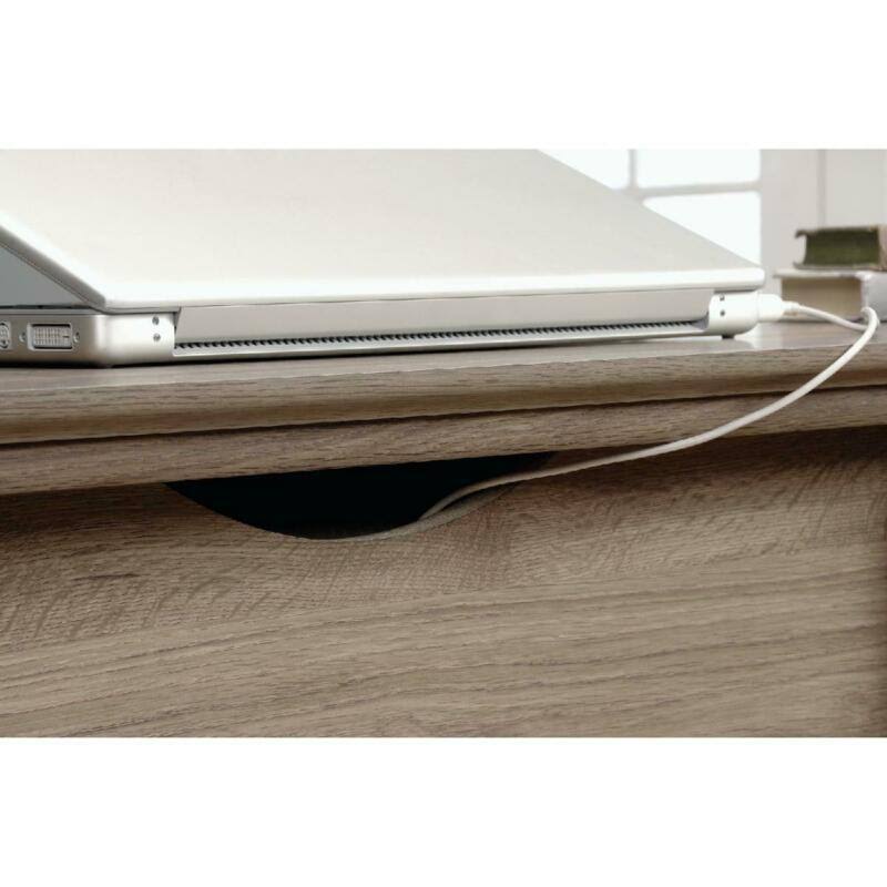 Executive Desk, Salt Oak Finish S240