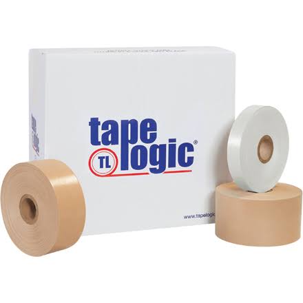 Non Reinforced Water Activated Tape 3x22 x 600 White 10/Case I1048