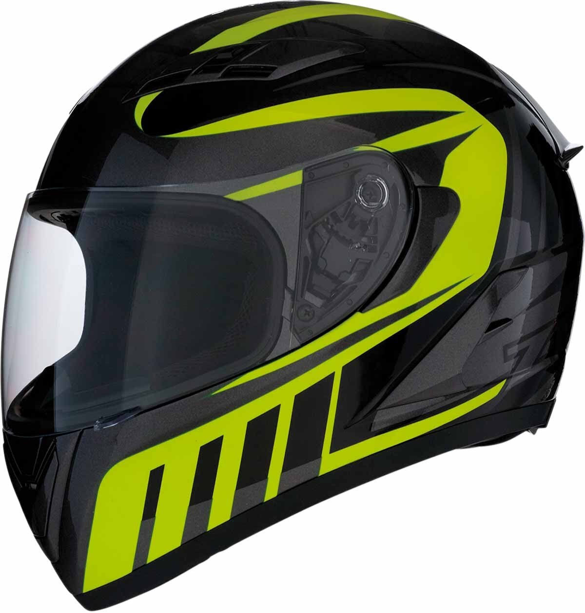 Black/Green Attack Helmet Y95772