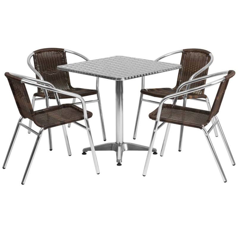 5-Piece Square Patio Dining Set L993