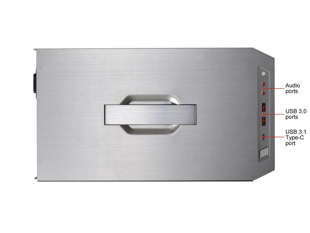 Mini-ITX Aluminum Case Silver M825234