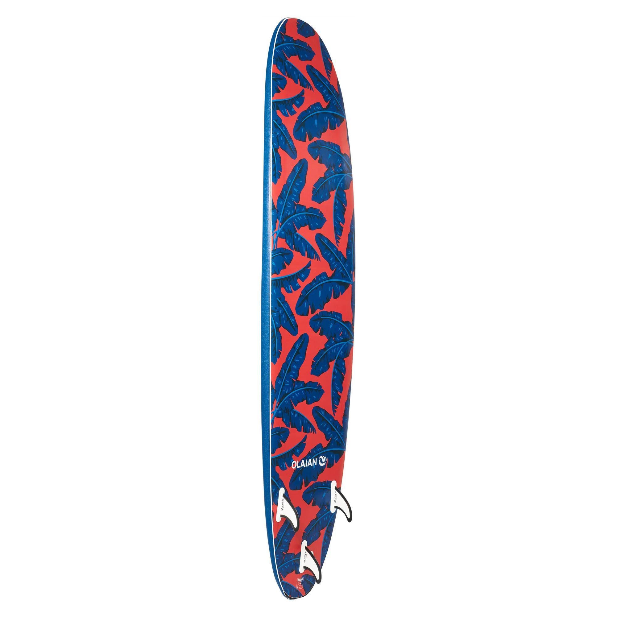 8&6x22 Foam Surfboard with Leash and 3 Fins T23525
