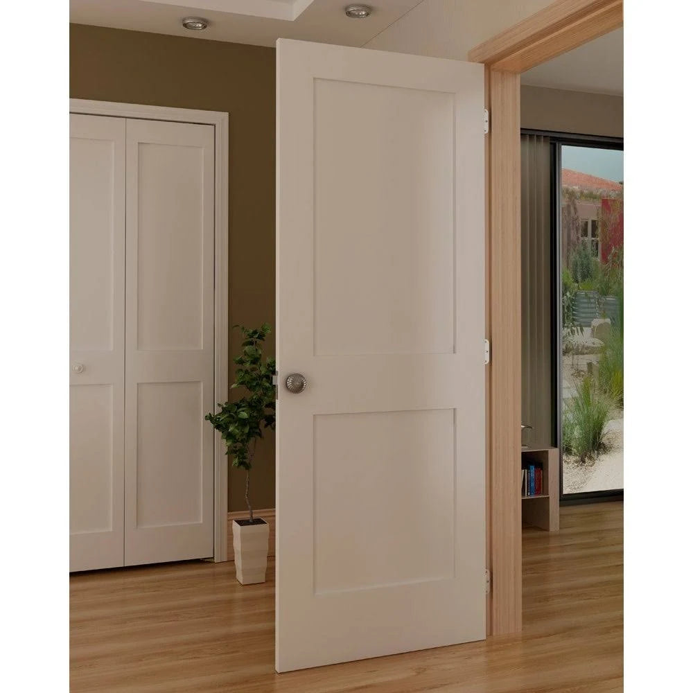 Primed Solid Manufactured Wood Paneled Door L423