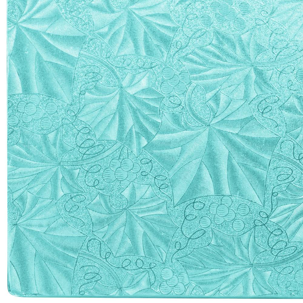 14x22 Blue Square Cake Drum - 12/Case O669