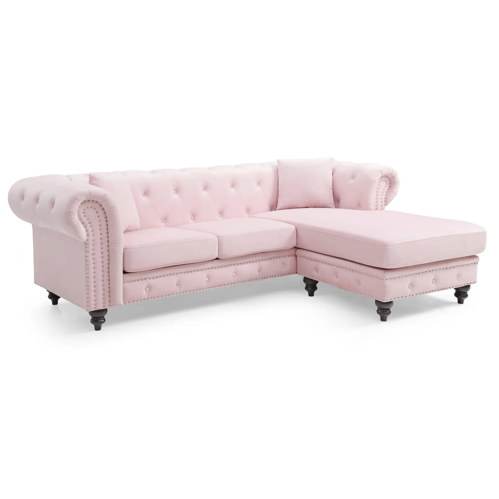 Pink Sofa Chaise ( 3 Boxes ) R5999